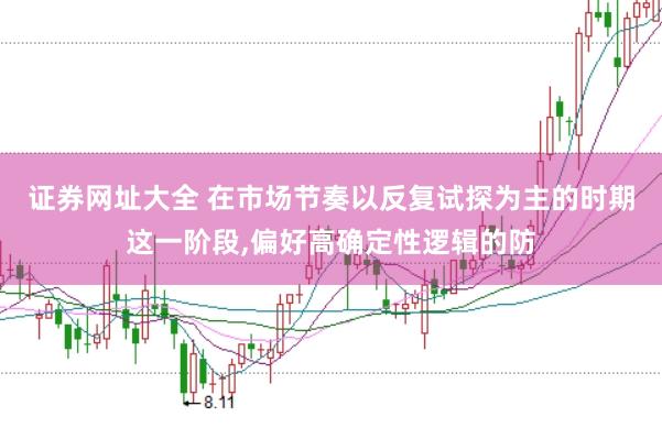 证券网址大全 在市场节奏以反复试探为主的时期这一阶段，偏好高确定性逻辑的防